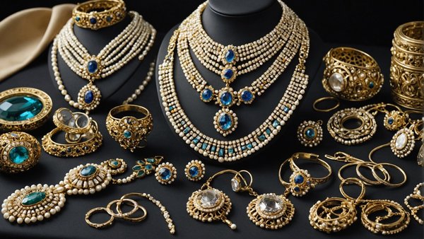 Sélection élégante de bijoux fantaisie chez les trésors de jasmine
